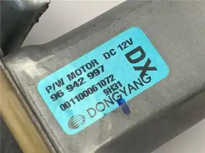 Second-hand car spare part driver left window regulator for chevrolet aveo hatchback 1.2 ls oem iam references 95015329