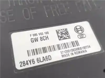 Second-hand car spare part electronic module for renault clio v 1.0 tce oem iam references 284y66la6d  f005v03168