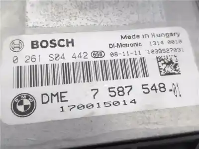 Second-hand car spare part ecu engine control for mini mini (r56) 1.6 cooper s oem iam references dme7587548  0261s04442