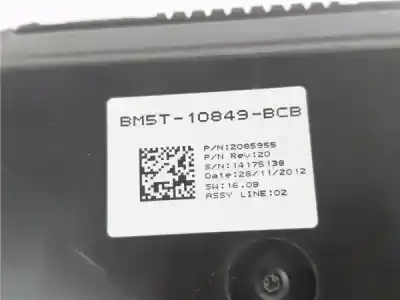 Piesă de schimb auto la mâna a doua ceas bord pentru ford c-max (cb7) (2010->) 1.6 titanium [1.6 ltr. - 85 kw tdci cat] referințe oem iam bm5t10849bcb  bm5t14c226ae