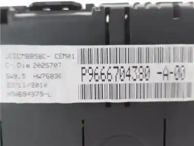 Second-hand car spare part dashboard for citroen c4 picasso i monospace (ud_) 1.6 hdi oem iam references 9666704380  6103kx