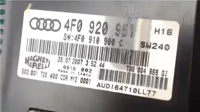 Peça sobressalente para automóvel em segunda mão quadrante por audi a6 avant (4f5) 2.0 tdi referências oem iam 4f0920951  4f0910900c