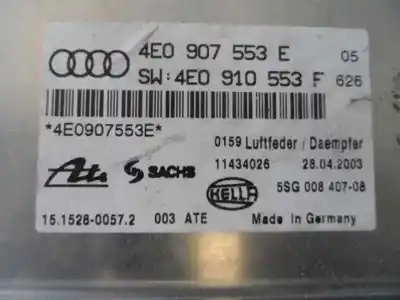 Second-hand car spare part suspension control unit for audi a8 (4e2) 4.0 tdi quattro oem iam references 4e0910553f 15152800572 4e0907553e