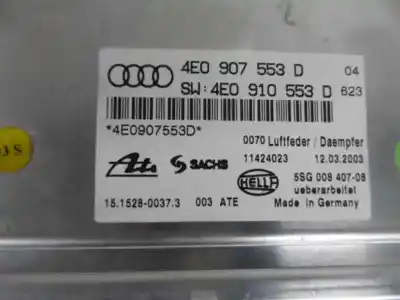 Second-hand car spare part suspension control unit for audi a8 (4e2) 4.0 tdi quattro oem iam references 4e0907553d