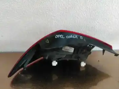 Second-hand car spare part right tailgate light for opel corsa d selective oem iam references 1222535