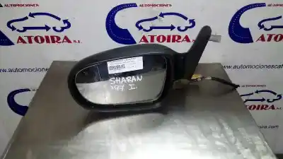 Peça sobressalente para automóvel em segunda mão espelho retrovisor esquerdo por volkswagen sharan (7m8) conceptline referências oem iam   