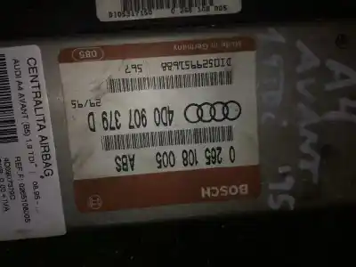 Second-hand car spare part airbag control unit for audi a4 b5 (8d2) 1.9 tdi oem iam references 0265108005 di0529951688 4d0907379d