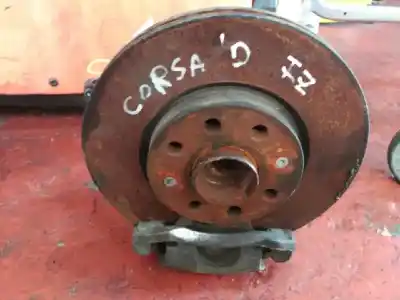 Second-hand car spare part front left knuckle for opel corsa d selective oem iam references 