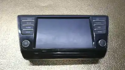 Second-hand car spare part multifunction display for skoda superb combi (3v5) active oem iam references 3v0919606  qfsd504d