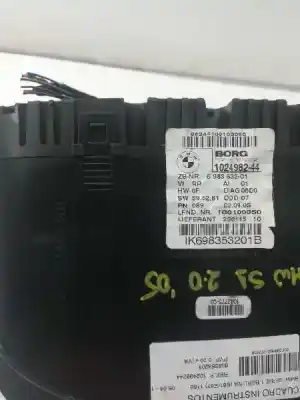 Peça sobressalente para automóvel em segunda mão quadrante por bmw serie 1 berlina (e81/e87) 118d referências oem iam 102498244 ik698353201b 698353201