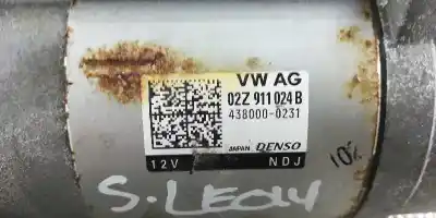 Second-hand car spare part starter motor for seat leon (5f1) reference oem iam references 02z911024b  