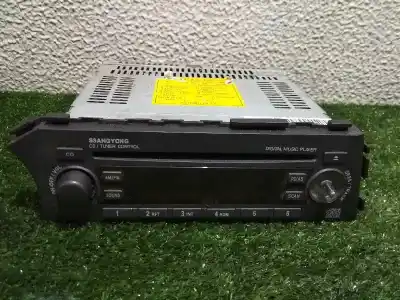 Peça sobressalente para automóvel em segunda mão sistema de áudio / rádio cd por ssangyong kyron 200 xdi limited referências oem iam 9ca04078  