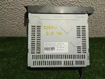Peça sobressalente para automóvel em segunda mão sistema de áudio / rádio cd por ssangyong kyron 200 xdi limited referências oem iam 9ca04078  