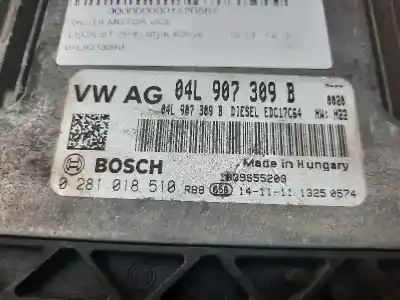 Автозапчасти б/у блок управления двигателем за seat leon st (5f8) 1.6 tdi ссылки oem iam 04l907309b  0281018510
