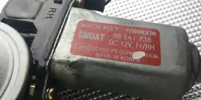 Peça sobressalente para automóvel em segunda mão elevador de vidros dianteiro direito por daewoo kalos (klas) 1.2 referências oem iam 96541738