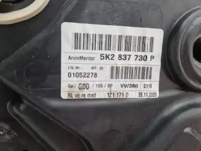 Автозапчастина б/у регулятор переднього правого скла для volkswagen passat b8 variant (3g5, cb5) 1.6 tdi посилання на oem iam 5k2837730p 5k0837756 5k0959701b