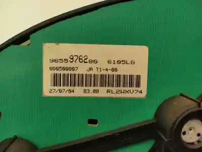 Gebrauchtes Autoersatzteil INSTRUMENTENTAFEL zum PEUGEOT 206 BERLINA  OEM-IAM-Referenzen 9655976280 5550003001 5550003000