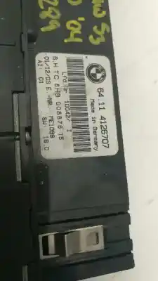 Peça sobressalente para automóvel em segunda mão comando de sofagem (chauffage / ar condicionado) por bmw serie 3 compact (e46) 2.0 16v diesel cat referências oem iam 64116919784