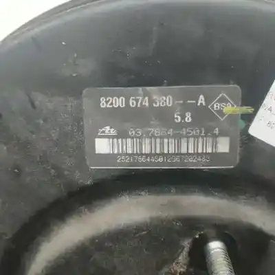 Peça sobressalente para automóvel em segunda mão SERVO FREIO por RENAULT CLIO III (BR0/1, CR0/1)  Referências OEM IAM 8200674380A  03786445014