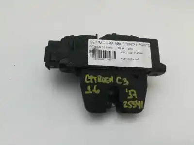 Pezzo di ricambio per auto di seconda mano baule / serratura del cancello per citroen c3 iii (sx) 1.6 bluehdi 100 riferimenti oem iam 9816195380