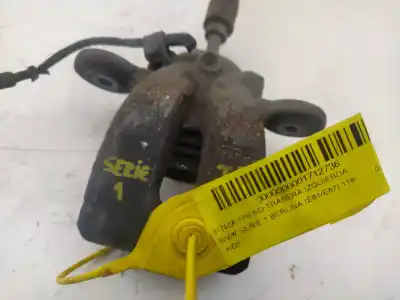 Peça sobressalente para automóvel em segunda mão pinça de travão traseira esquerda por bmw serie 1 berlina (e81/e87) 118i referências oem iam 