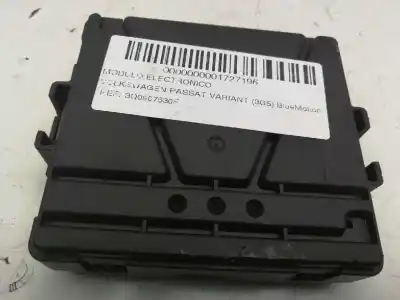 Автозапчастина б/у електронний модуль для volkswagen passat b8 variant (3g5, cb5) 1.6 tdi посилання на oem iam 3q0907530f