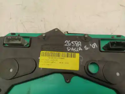 Peça sobressalente para automóvel em segunda mão quadrante por dacia sandero básico referências oem iam 8200733621g  