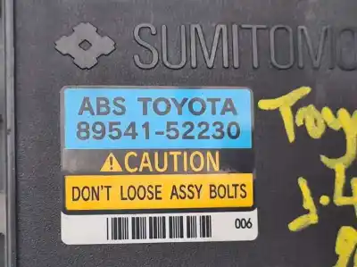 Second-hand car spare part abs for toyota yaris (ncp1/nlp1/scp1) 1.4 d-4d linea luna oem iam references 8954152230 ty02wd31061 1d02310633166