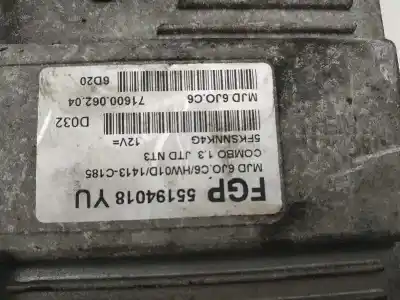 Second-hand car spare part ecu engine control for opel combo familiar oem iam references 55194018yu  5fksnnk4g