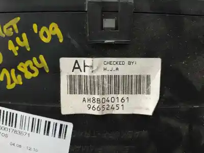 Peça sobressalente para automóvel em segunda mão quadrante por chevrolet aveo ls referências oem iam ah8b040161  96652451