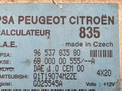 Автозапчасти б/у электронный модуль за citroen c3 (f desde 11/2001) 1.4 hdi /66kw ссылки oem iam 9653783580  q1t19074m2ze