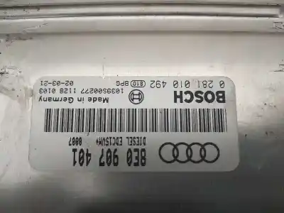 Peça sobressalente para automóvel em segunda mão centralina de motor uce por audi a4 avant (8e) 2.5 tdi (114kw) referências oem iam 8e0907401
