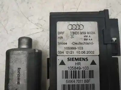 Автозапчасти б/у мотор заднего правого стекла за audi a4 b6 avant (8e5) 1.9 tdi ссылки oem iam 8e0959802a