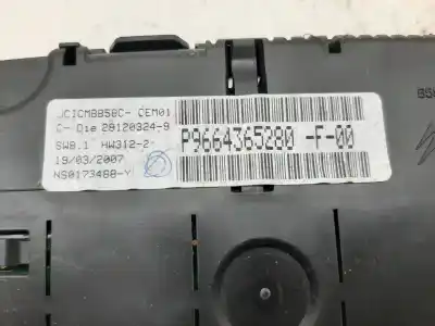 Peça sobressalente para automóvel em segunda mão quadrante por citroen c4 picasso sx referências oem iam 9664365280  