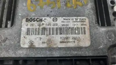 Автозапчасти б/у блок управления двигателем за renault megane ii familiar dynamique confort ссылки oem iam 0281011549 8200310863 1039s02681