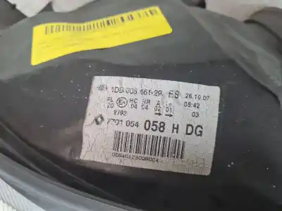 Автозапчасти б/у левая фара за renault clio ii fase ii (b/cb0) authentique 58 cv / 43 kw ссылки oem iam 7701054058h  1db00846129