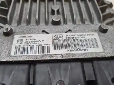 Автозапчастина б/у ебу контролер двигуна для citroen c4 picasso exclusive посилання на oem iam 5ws40244dt  sw9663700280