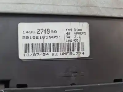 Peça sobressalente para automóvel em segunda mão quadrante por citroen c8 2.0 16v sx referências oem iam 1496274080  