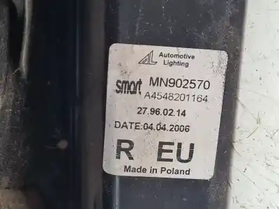 Second-hand car spare part right tailgate light for smart forfour (454) 1.3 (454.031) oem iam references a4548201164  