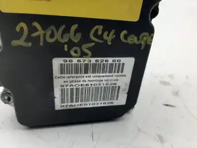 Peça sobressalente para automóvel em segunda mão abs por citroen c4 coupe vts referências oem iam 9649988180  