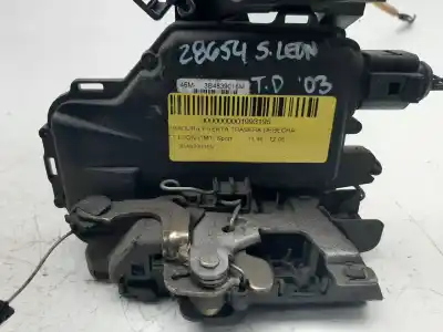 Recambio de automóvil de segunda mano de CERRADURA PUERTA TRASERA DERECHA para SEAT LEON (1M1)  referencias OEM IAM 3B4839016M  