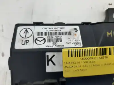 Second-hand car spare part fuse box unit for mazda 2 (de_, dh_) 1.3 (de3fs) oem iam references dl4067560b  