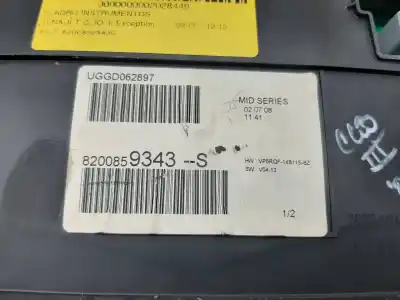 Автозапчастина б/у панель інструментів для renault clio iii exception посилання на oem iam 8200859343s