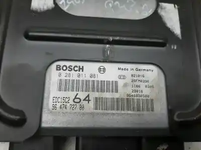 Автозапчасти б/у блок управления двигателем за peugeot 307 break / sw (s1) sw pack ссылки oem iam 0281011081  9647472780