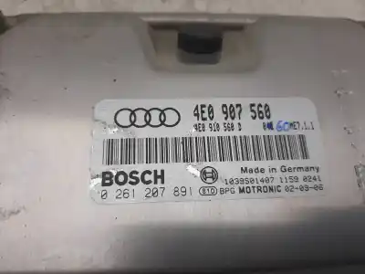 Автозапчастина б/у ебу контролер двигуна для audi a8 (4e2) 3.7 quattro посилання на oem iam 4e0907560  0261207891