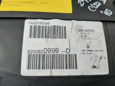 İkinci el araba yedek parçası enstrüman paneli için renault clio iii exception oem iam referansları 8200820999d  7aee359388