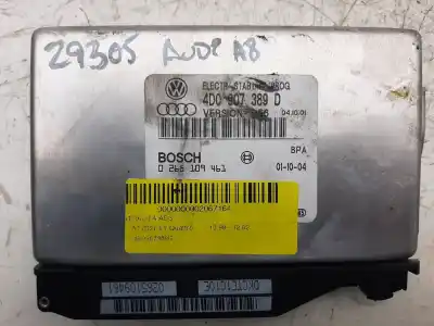 Second-hand car spare part abs control unit for audi a8 d2 (4d2, 4d8) 3.7 oem iam references 4d0907389d  0265109461