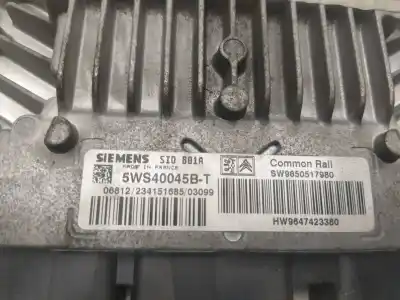 Peça sobressalente para automóvel em segunda mão centralina de motor uce por peugeot 307 (s1) xr referências oem iam 5ws40045bt