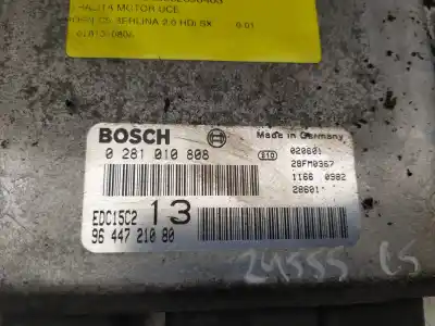 Peça sobressalente para automóvel em segunda mão centralina de motor uce por citroen c5 berlina 2.0 hdi sx referências oem iam 0281010808