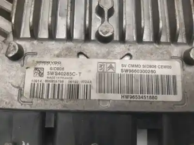 Second-hand car spare part ecu engine control for citroen c3 hdi 70 furio oem iam references 5ws40285ct  sw9660300280